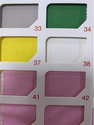 DG-PF PL16-1 Sports Double Beads Yarn Count: 40S Width: 185CM Weight: 150GSM Composition: 100Polyester Moisture Wicking front view